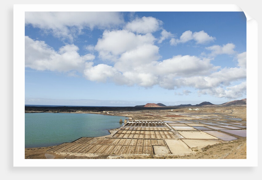 Janubio salt work near El Golfo, Lanzarote, Yaiza, Spain by Anonymous