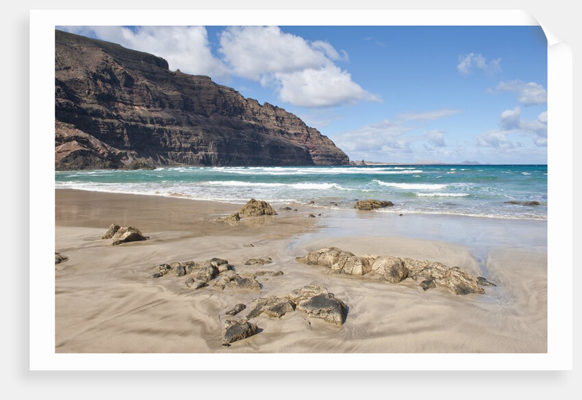 Canteria beach, near Orzola, Lanzarote, Spain by Anonymous