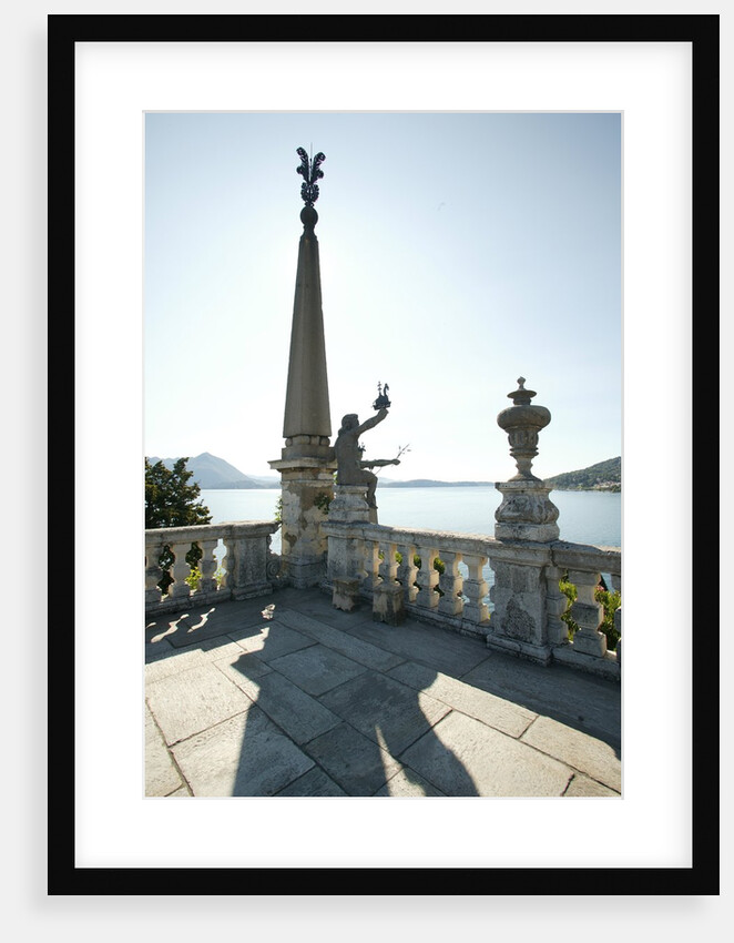 Garden at Borromeo Palace facing Lake Maggiore, Isola Bella, Stresa, Italy by Anonymous