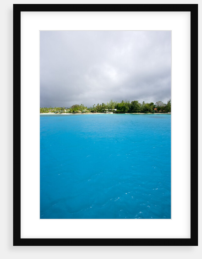 Blue water with beach, Sandy Lane Beach, Barbados by Anonymous