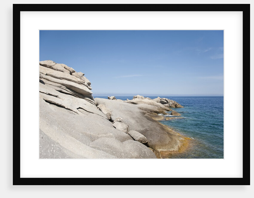 Sea coast, Capo Sant'Andrea, Italy by Anonymous