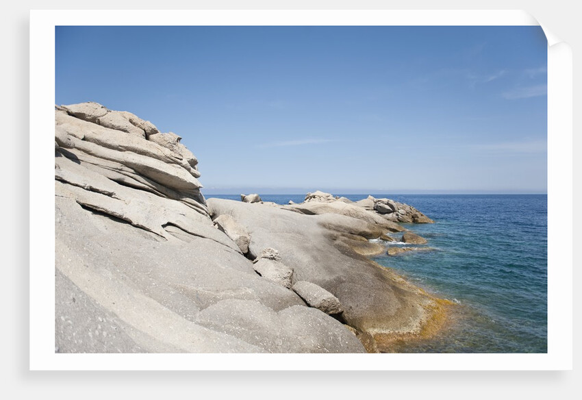 Sea coast, Capo Sant'Andrea, Italy by Anonymous