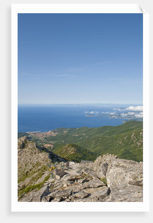Sea coast from Monte Capanne, Italy by Anonymous