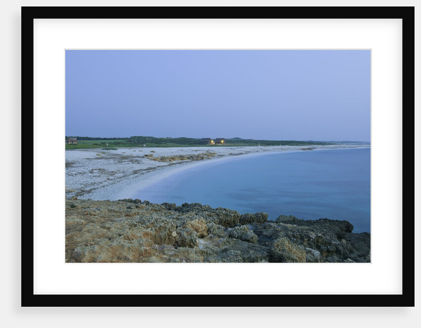 Beach at dusk, Is Arutas, Cabras, Sardinia, Italy by Anonymous