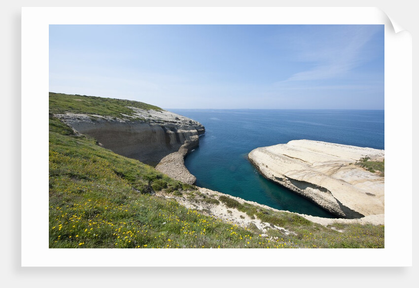 Sea coast at Punta Tangone, Sardinia, Italy by Anonymous