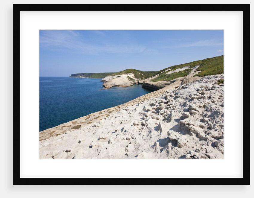 Sea coast at Punta Tangone, Sardinia, Italy by Anonymous