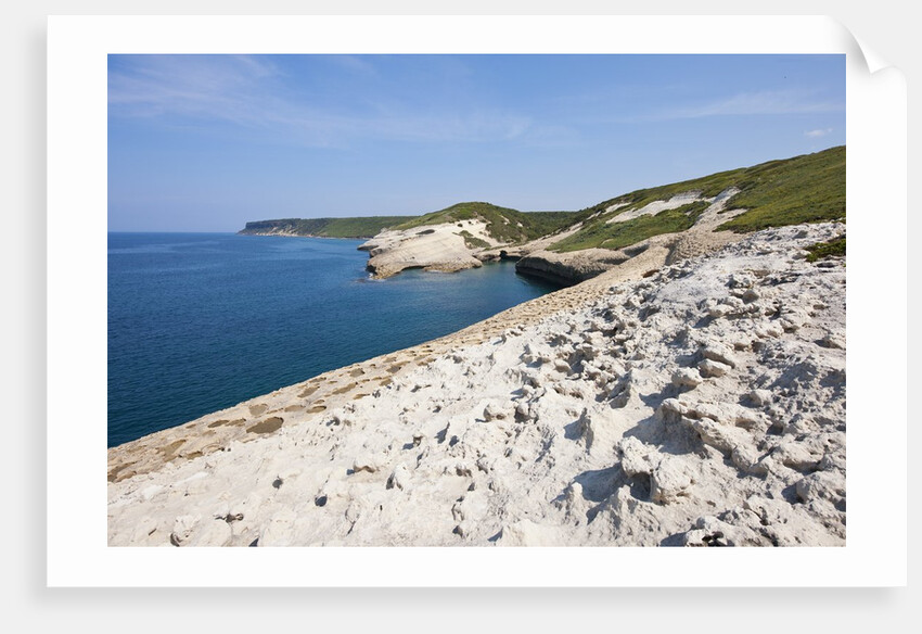 Sea coast at Punta Tangone, Sardinia, Italy by Anonymous