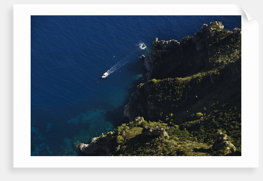 View of coast from Monte Solaro, Anacapri, Capri Island, Campania, Italy by Anonymous