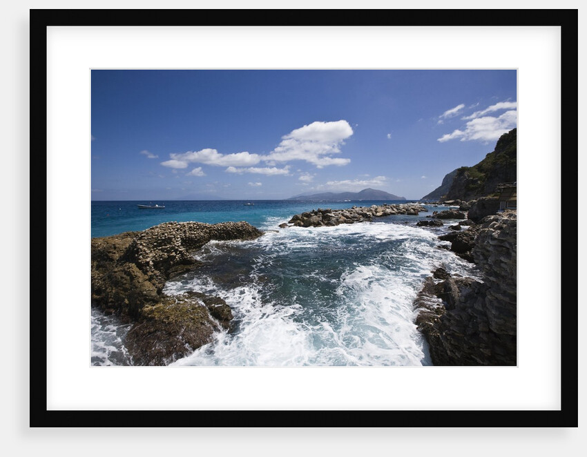Sea coast, Bagni di Tiberio, Anacapri, Capri Island, Campania, Italy by Anonymous