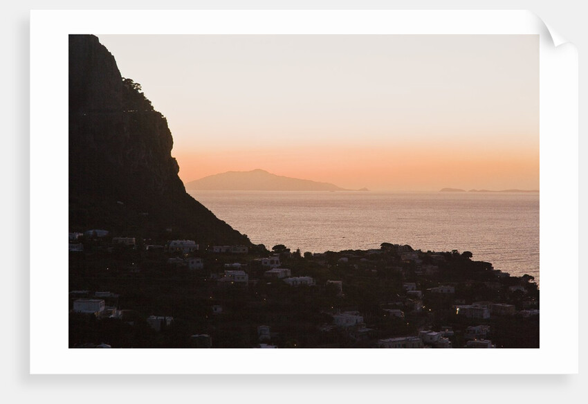 Sea at sunset, Capri, Capri Island, Campania, Italy by Anonymous