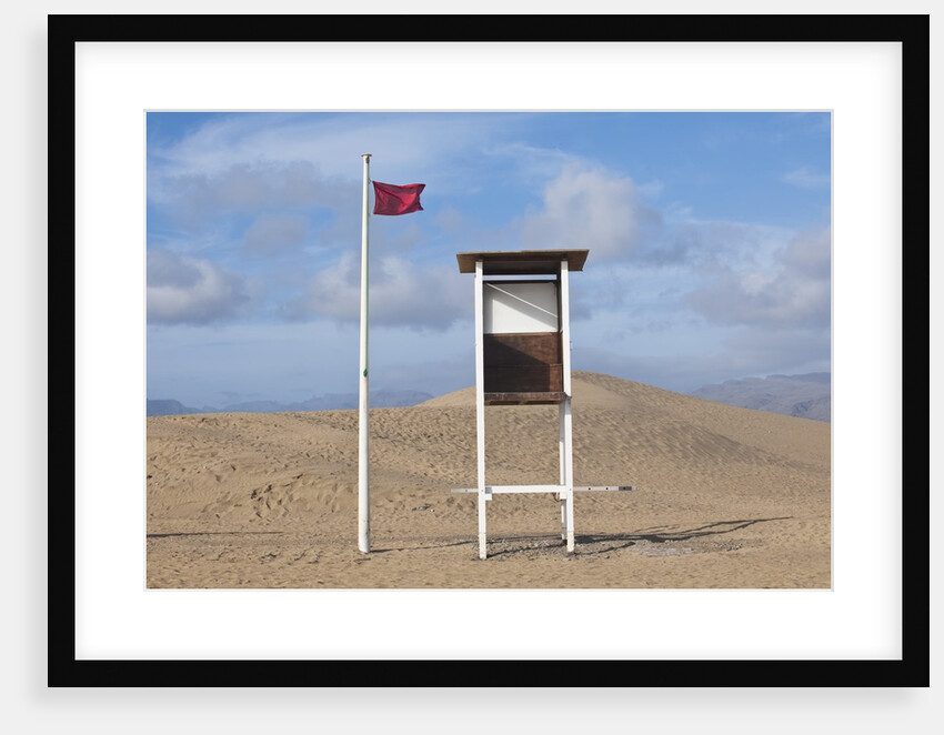 Lifeguard chair, Maspalomas, Gran Canaria, Spain by Anonymous
