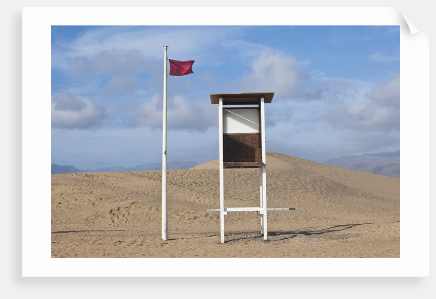 Lifeguard chair, Maspalomas, Gran Canaria, Spain by Anonymous