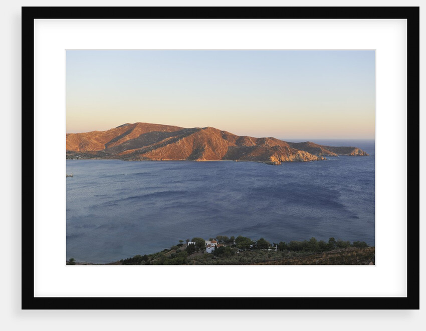 Scenic View of South of Island from Profiti Ilias Mount, Patmos, Dodecanese, Greece by Anonymous