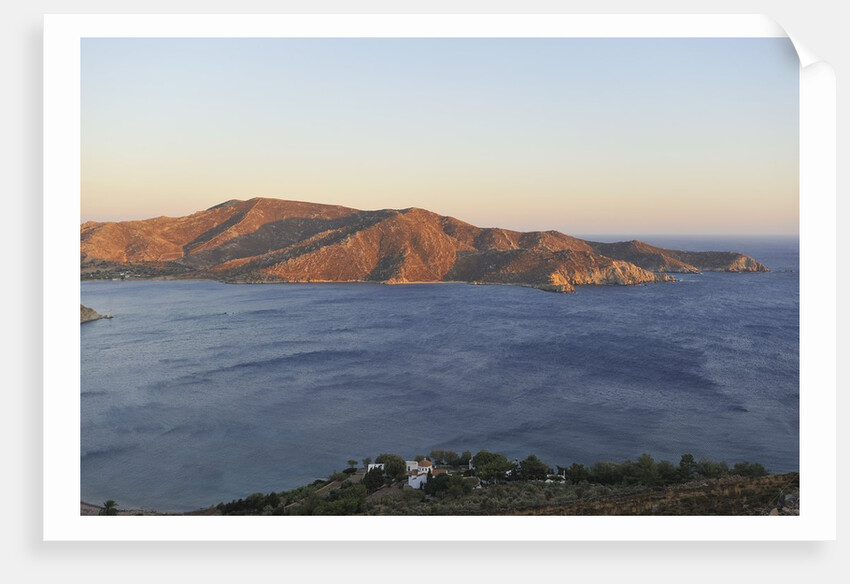 Scenic View of South of Island from Profiti Ilias Mount, Patmos, Dodecanese, Greece by Anonymous