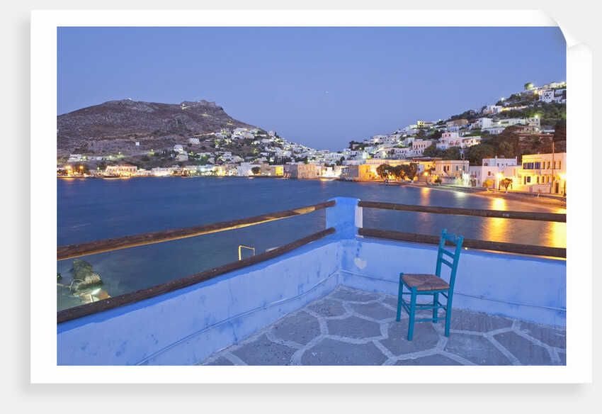 Town at dusk, Agia Marina, Leros, Greece by Anonymous