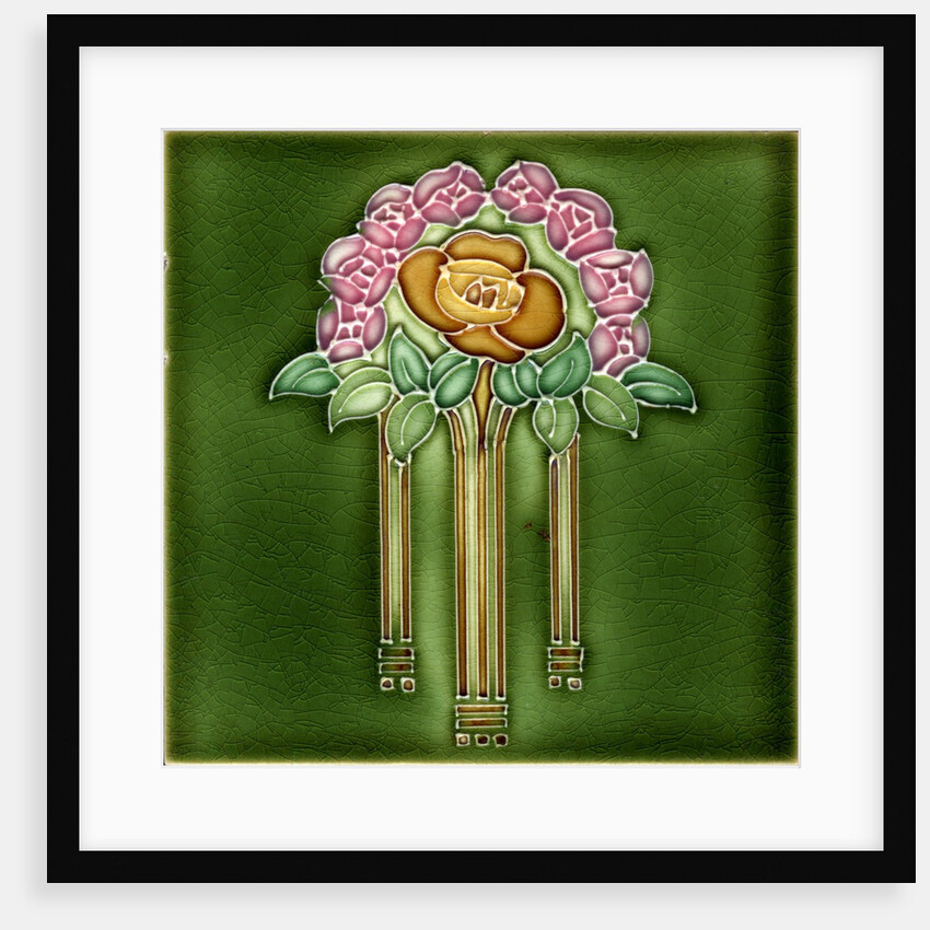Art Nouveau Decorative Tile by Anonymous