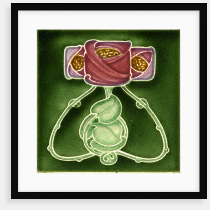 Arts & Crafts decorative tile by Anonymous