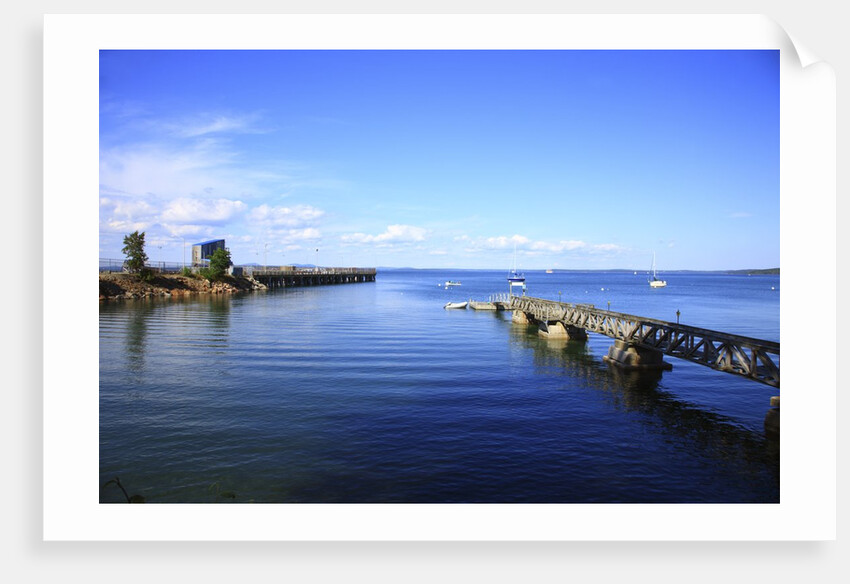 Long pier and sea, Acadia National Park, Maine, USA by Anonymous