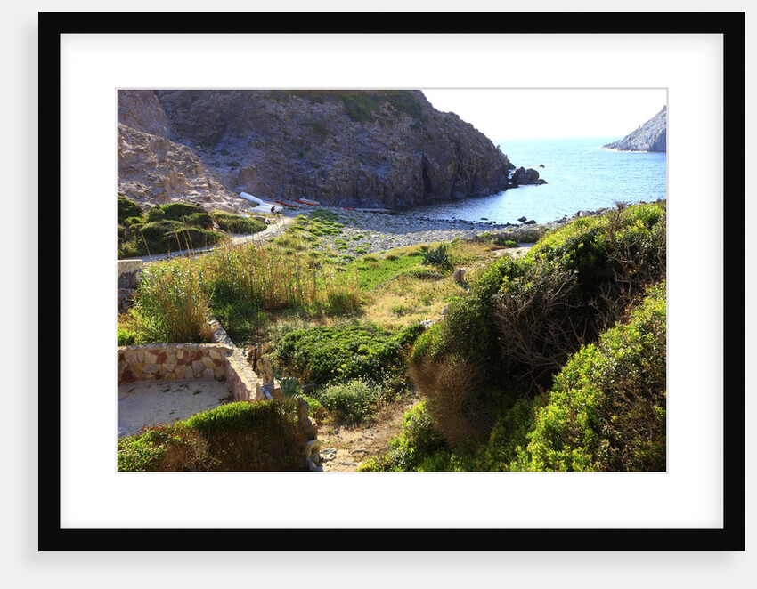 Cosy beach, Cala Fico, San Pietro island, Carloforte, Sardinia, Italy by Anonymous