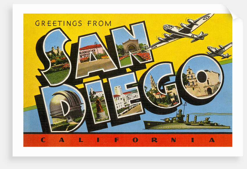 Greetings from San Diego, California by Anonymous