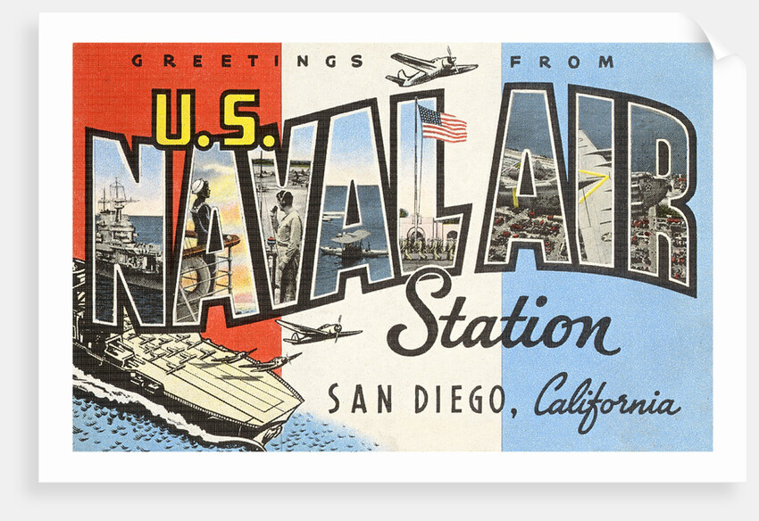 Greetings from U.S. Naval Air Station, San Diego, California by Anonymous