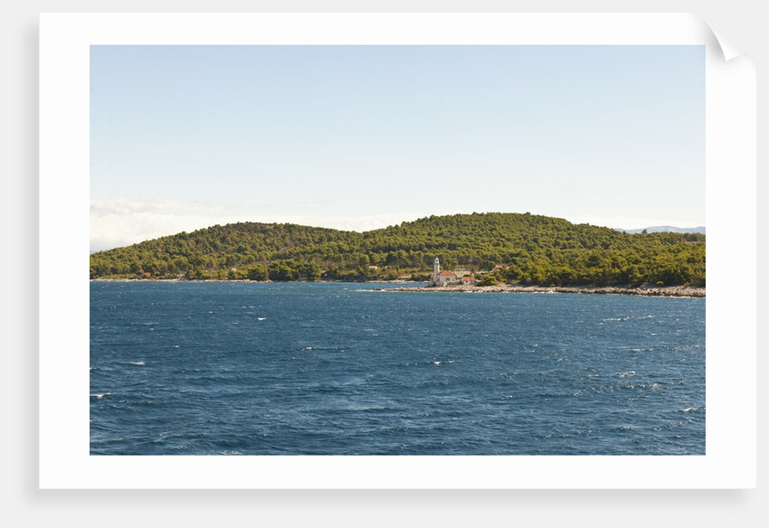 Island seen from sea, Hvar Island, Croatia by Anonymous