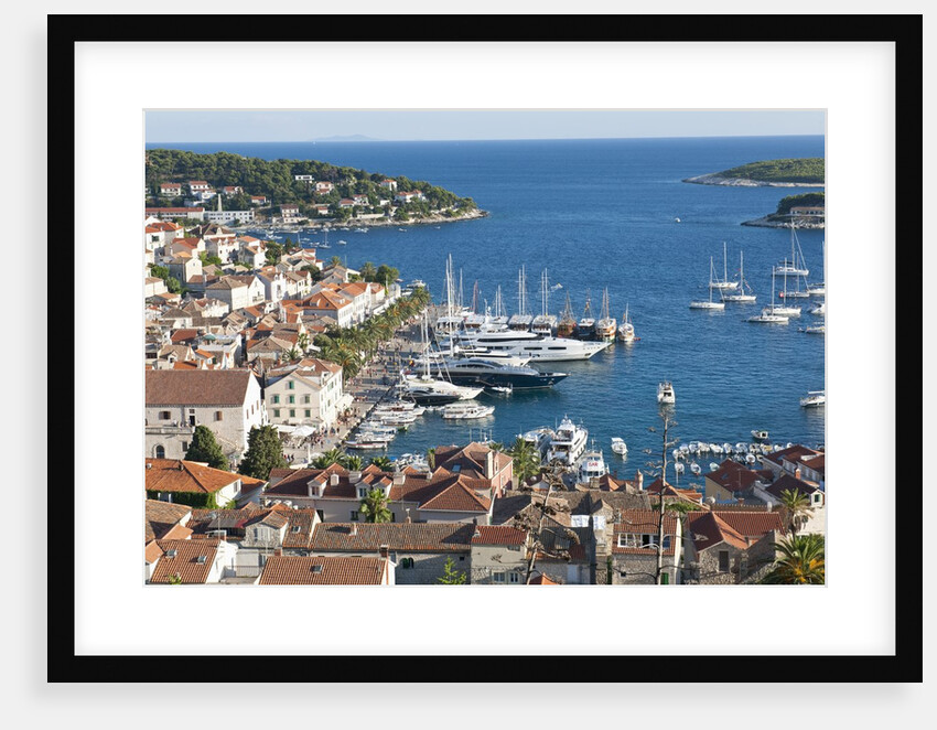 View of the town from fortress, Hvar Town, Hvar Island, Croatia by Anonymous