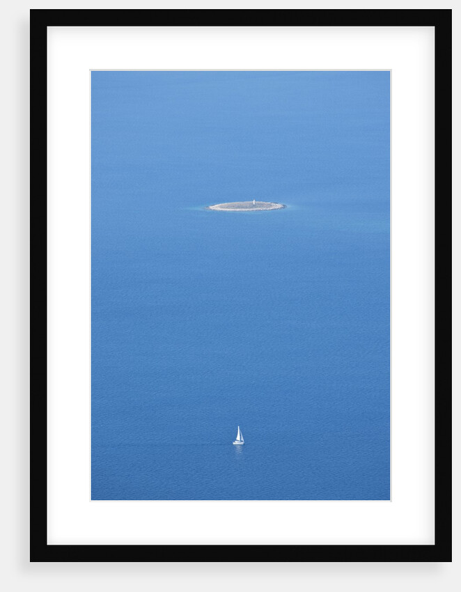 Sea view from Sveti Nikola mountain, Hvar Island, Croatia by Anonymous