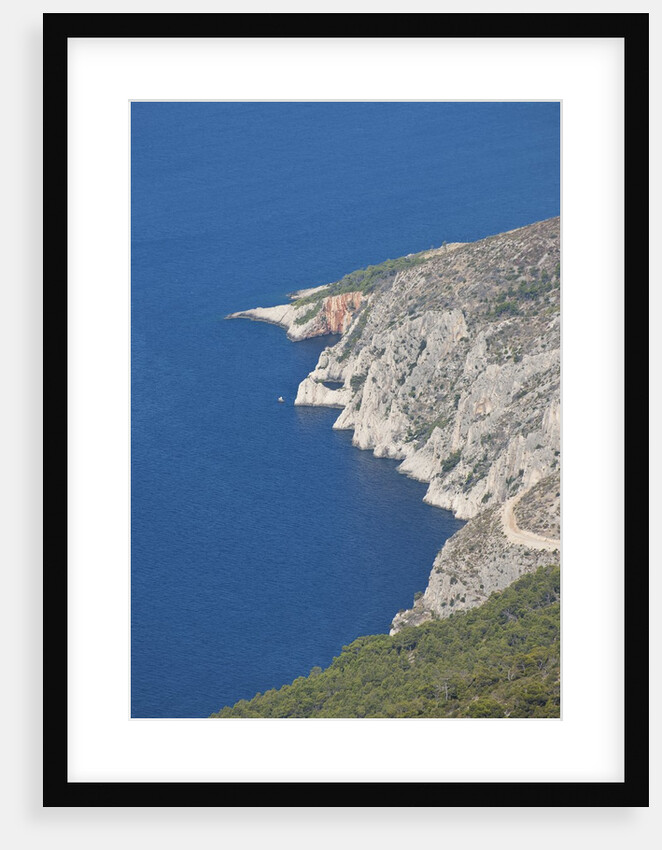 View of coast from Sveti Nikola mountain, Hvar Island, Croatia by Anonymous