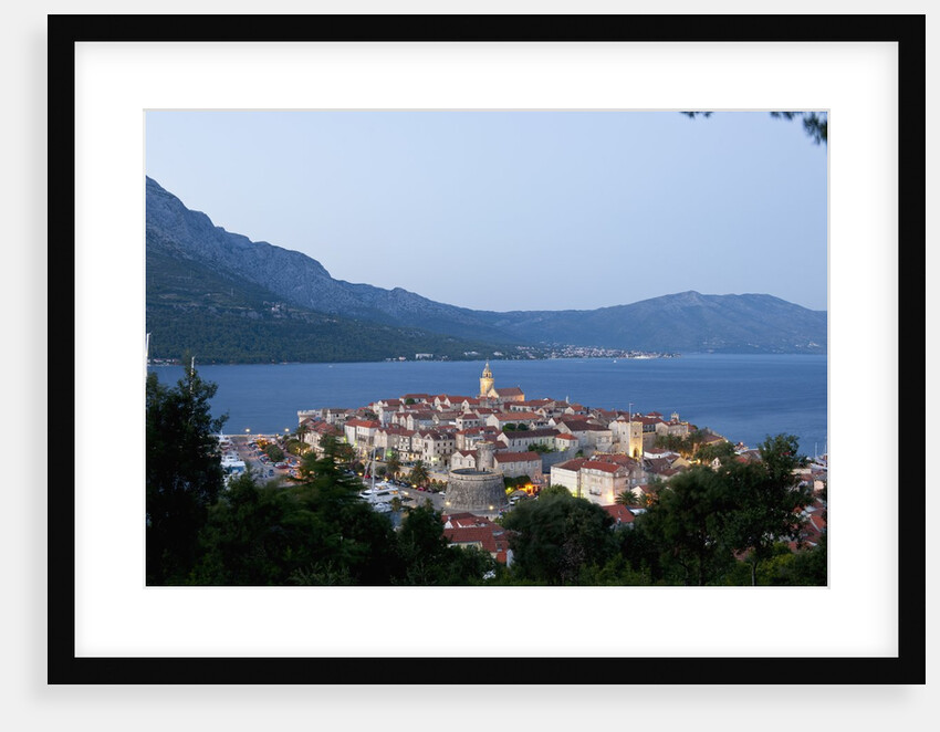 View of old town, Korcula, Croatia by Anonymous