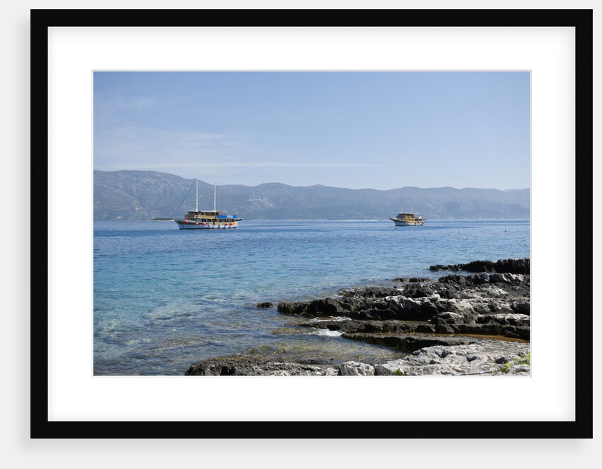 Beach and boats, Lumbarda, Korcula island, Croatia by Anonymous