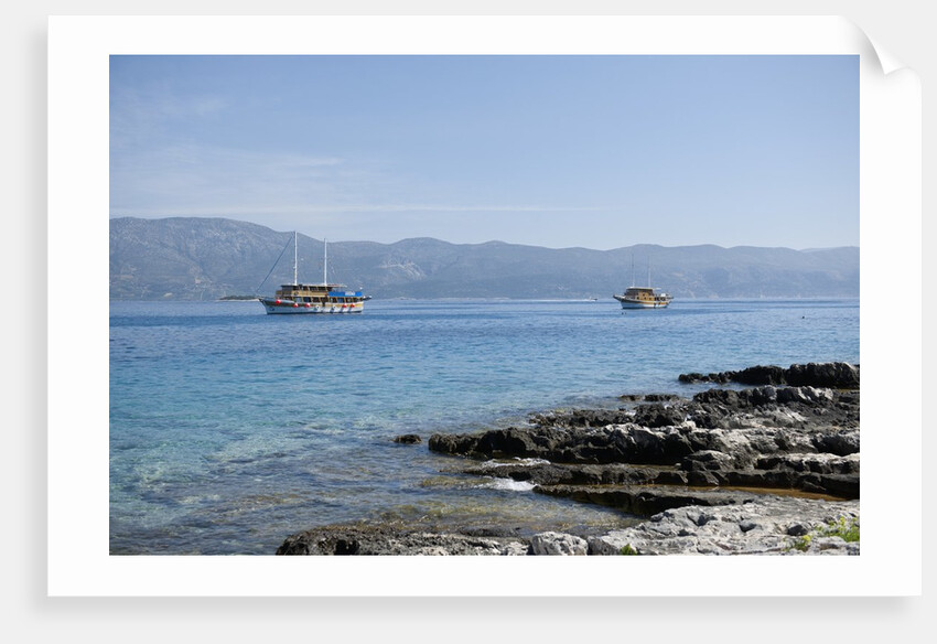 Beach and boats, Lumbarda, Korcula island, Croatia by Anonymous