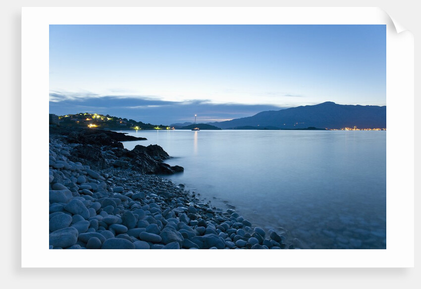 Beach at dusk, Lumbarda, Korcula island, Croatia by Anonymous