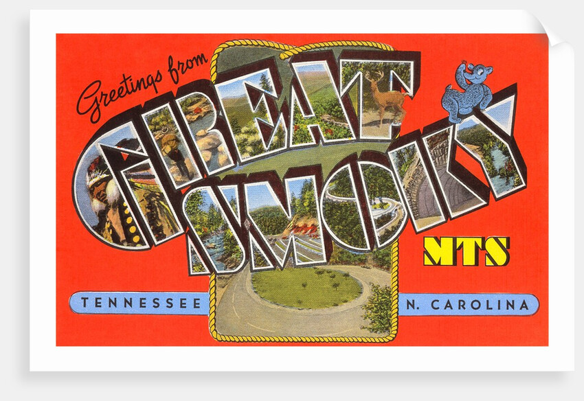 Greetings from Great Smoky Mountains, Tennessee and North Carolina by Anonymous
