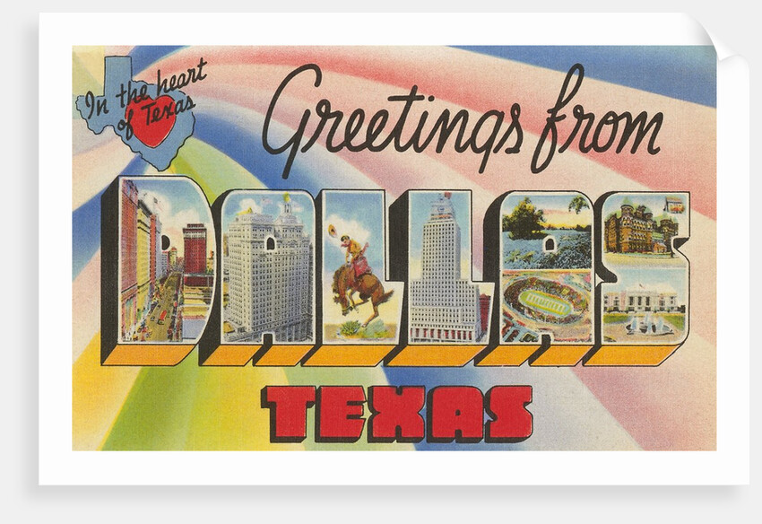 Greetings from Dallas, Texas, in the Heart of Texas by Anonymous