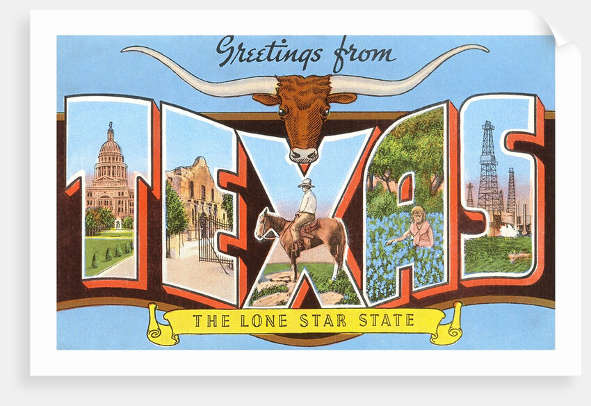 Greetings from Texas, the Lone Star State by Anonymous