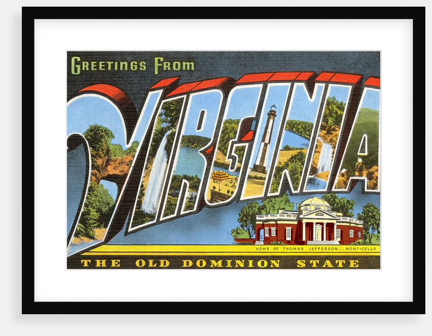 Greetings from Virginia, The Old Dominion State by Anonymous