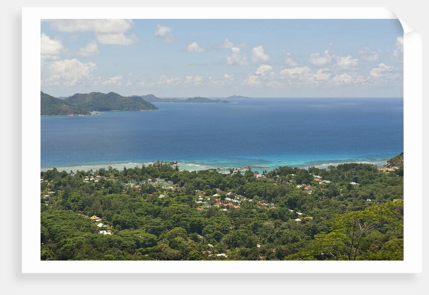 View from Bellevue, La Digue, Seychelles, Indian Ocean Islands by Anonymous