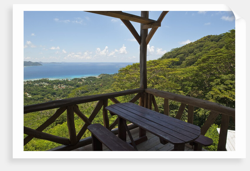 View from Bellevue, La Digue, Seychelles, Indian Ocean Islands by Anonymous
