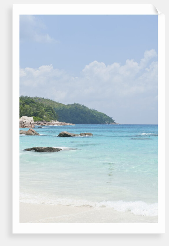 View of Anse Lazio beach, Grand Anse, Praslin Island, Seychelles by Anonymous