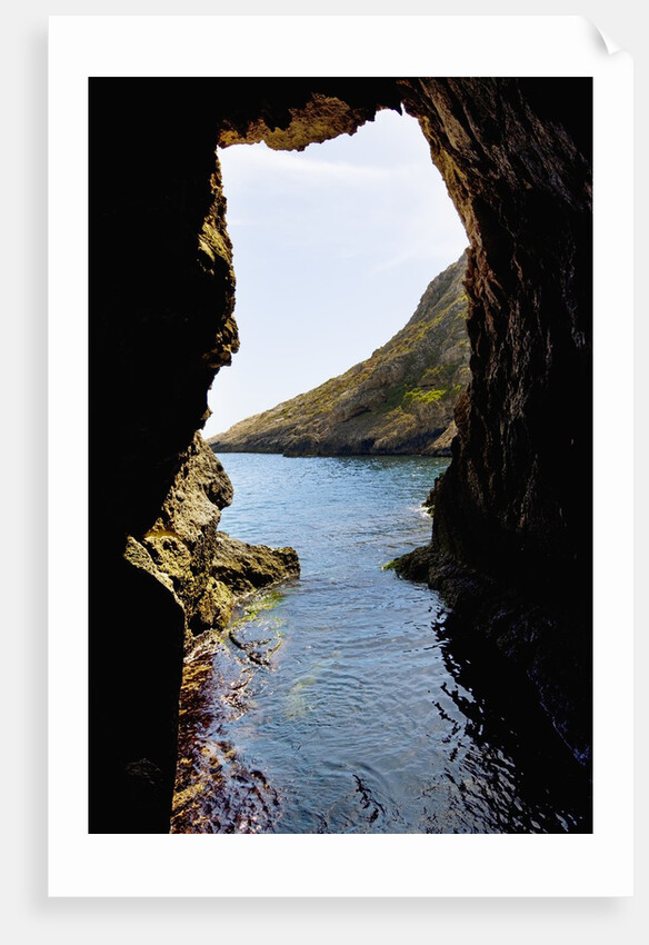 Rock cave and cliff, Xlendi, Gozo, Malta by Anonymous