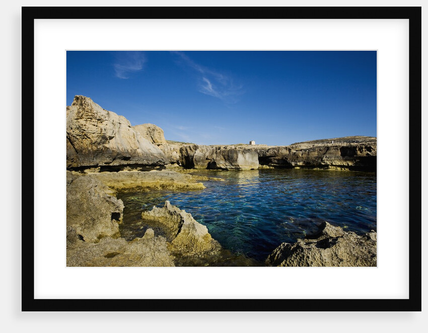 Rocky landscape near Fungus Rock, Dwejra, Gozo, Malta by Anonymous