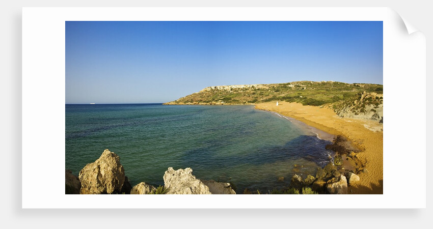 View of Ramla Bay beach, Gozo, Malta by Anonymous