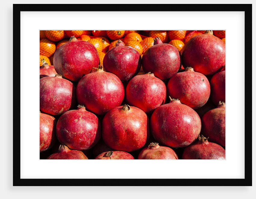 Pomegranates in Carmel Market by Anonymous