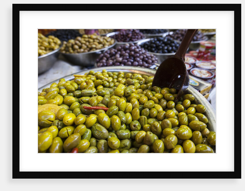 Variety of Olives in Carmel Market by Anonymous