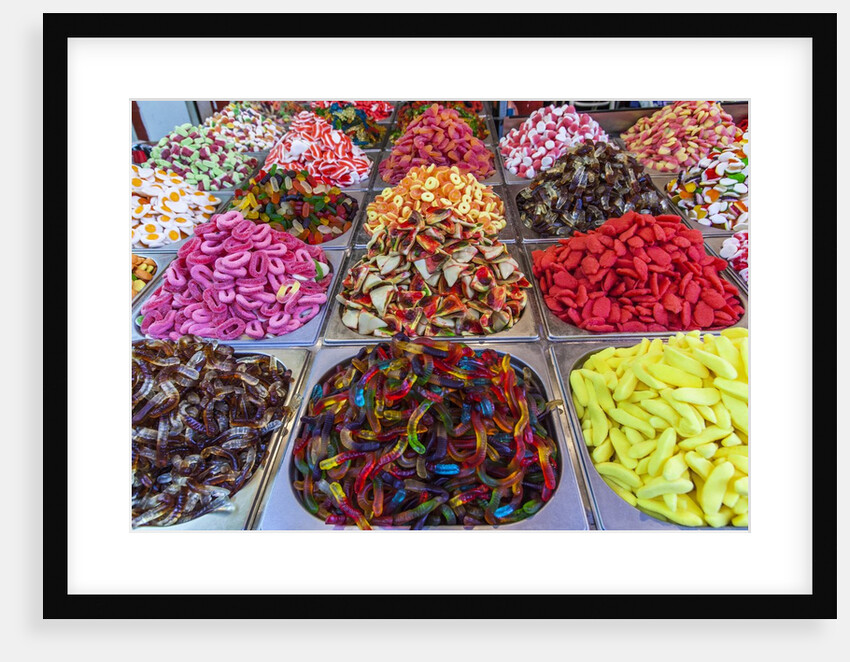Assorted candies in Carmel Market by Anonymous