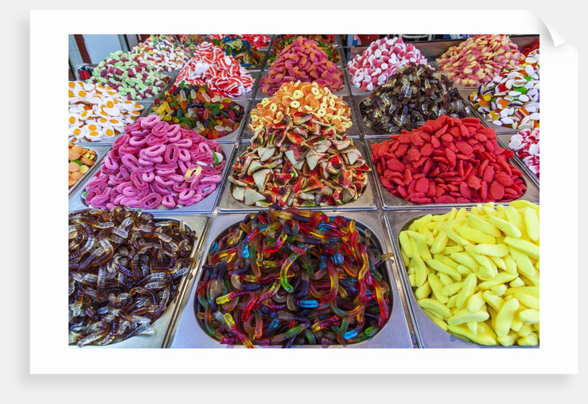 Assorted candies in Carmel Market by Anonymous