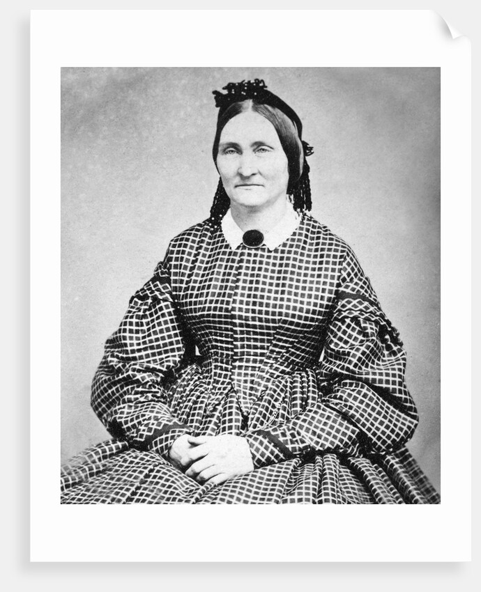 Mature woman tintype portrait, ca. 1865 by Anonymous