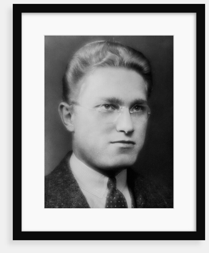 Portrait of grad student at Harvard, ca. 1938 by Anonymous