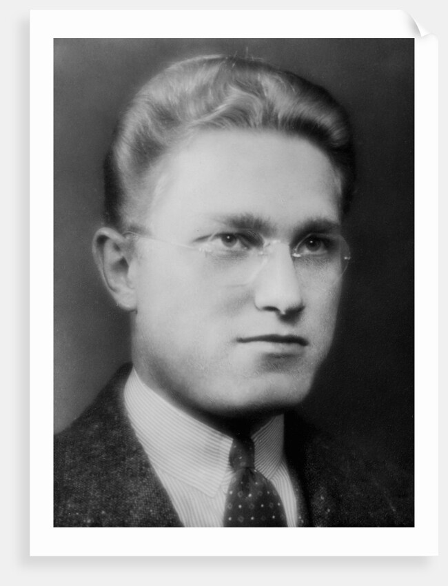 Portrait of grad student at Harvard, ca. 1938 by Anonymous